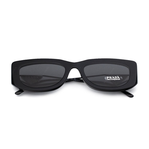 NEW PRADA SQUARE WOMEN BLACK PR14YS 1AB5S0 SUNGLASSES PR 14YS PRADA SPR 14Y - Picture 6 of 7